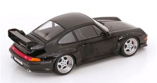 Porsche 911 (993) GT2 1996 Speedline Felgen schwarz KK-Scale 1:18 Metallmodell (Türen, Motorhaube... nicht zu öffnen!)