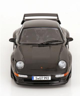 Porsche 911 (993) GT2 1996 Speedline Felgen schwarz KK-Scale 1:18 Metallmodell (Türen, Motorhaube... nicht zu öffnen!)
