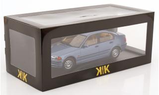 BMW 3er E46 Limousine 1999 hellblau-metallic KK-Scale 1:18 Metallmodell (Türen, Motorhaube... nicht zu öffnen!)