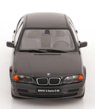 BMW 3er E46 Limousine 1999 schwarz-metallic KK-Scale 1:18 Metallmodell (Türen, Motorhaube... nicht zu öffnen!)