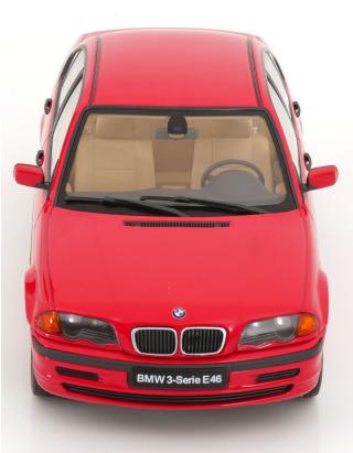 BMW 3er E46 Limousine 1999 rot KK-Scale 1:18 Metallmodell (Türen, Motorhaube... nicht zu öffnen!)