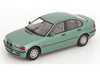 BMW 3er E46 Limousine 1999 grünmetallic KK-Scale 1:18 Metallmodell (Türen, Motorhaube... nicht zu öffnen!)