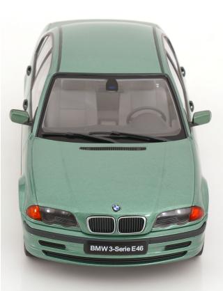 BMW 3er E46 Limousine 1999 grünmetallic KK-Scale 1:18 Metallmodell (Türen, Motorhaube... nicht zu öffnen!)