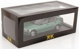 BMW 3er E46 Limousine 1999 grünmetallic KK-Scale 1:18 Metallmodell (Türen, Motorhaube... nicht zu öffnen!)