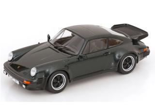 Porsche 911 (930) Turbo 3.3 1977 dunkelgrün-metallic KK-Scale 1:18 Metallmodell (Türen, Motorhaube... nicht zu öffnen!)
