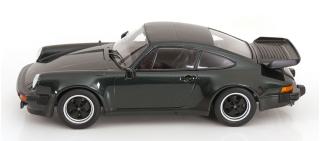 Porsche 911 (930) Turbo 3.3 1977 dunkelgrün-metallic KK-Scale 1:18 Metallmodell (Türen, Motorhaube... nicht zu öffnen!)