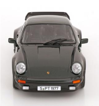 Porsche 911 (930) Turbo 3.3 1977 dunkelgrün-metallic KK-Scale 1:18 Metallmodell (Türen, Motorhaube... nicht zu öffnen!)