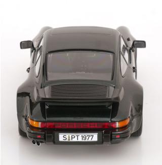 Porsche 911 (930) Turbo 3.3 1977 dunkelgrün-metallic KK-Scale 1:18 Metallmodell (Türen, Motorhaube... nicht zu öffnen!)