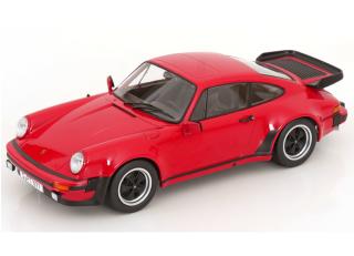 Porsche 911 (930) Turbo 3.3 1977 rot KK-Scale 1:18 Metallmodell (Türen, Motorhaube... nicht zu öffnen!)