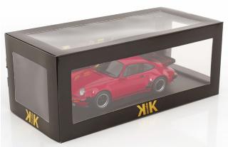 Porsche 911 (930) Turbo 3.3 1977 rot KK-Scale 1:18 Metallmodell (Türen, Motorhaube... nicht zu öffnen!)