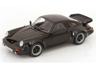 Porsche 911 (930) Turbo 3.3 1977 schwarz KK-Scale 1:18 Metallmodell (Türen, Motorhaube... nicht zu öffnen!)
