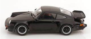 Porsche 911 (930) Turbo 3.3 1977 schwarz KK-Scale 1:18 Metallmodell (Türen, Motorhaube... nicht zu öffnen!)