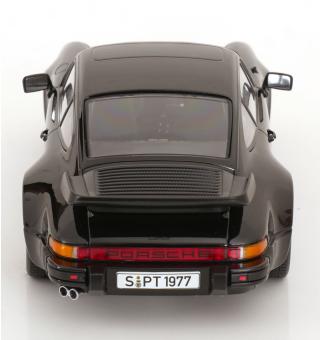 Porsche 911 (930) Turbo 3.3 1977 schwarz KK-Scale 1:18 Metallmodell (Türen, Motorhaube... nicht zu öffnen!)