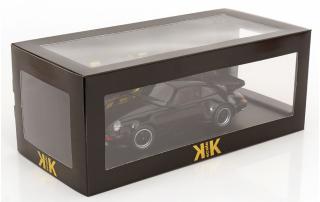 Porsche 911 (930) Turbo 3.3 1977 schwarz KK-Scale 1:18 Metallmodell (Türen, Motorhaube... nicht zu öffnen!)