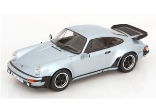 Porsche 911 (930) Turbo 3.3 1977 silber KK-Scale 1:18 Metallmodell (Türen, Motorhaube... nicht zu öffnen!)