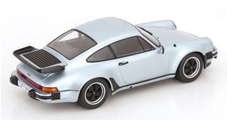 Porsche 911 (930) Turbo 3.3 1977 silber KK-Scale 1:18 Metallmodell (Türen, Motorhaube... nicht zu öffnen!)