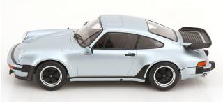 Porsche 911 (930) Turbo 3.3 1977 silber KK-Scale 1:18 Metallmodell (Türen, Motorhaube... nicht zu öffnen!)