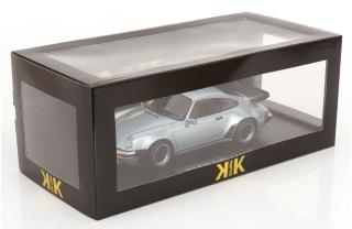 Porsche 911 (930) Turbo 3.3 1977 silber KK-Scale 1:18 Metallmodell (Türen, Motorhaube... nicht zu öffnen!)