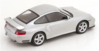 Porsche 911 (996) GT2 2001 silber KK-Scale 1:18 Metallmodell (Türen, Motorhaube... nicht zu öffnen!)