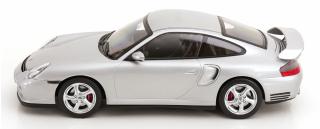 Porsche 911 (996) GT2 2001 silber KK-Scale 1:18 Metallmodell (Türen, Motorhaube... nicht zu öffnen!)