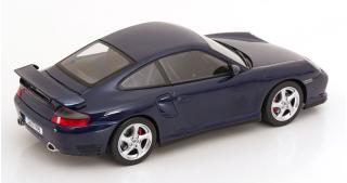 Porsche 911 (996) GT2 2001 dunkelblau-metallic KK-Scale 1:18 Metallmodell (Türen, Motorhaube... nicht zu öffnen!)