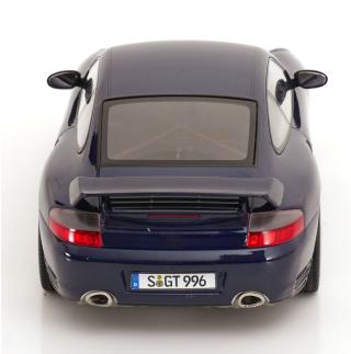 Porsche 911 (996) GT2 2001 dunkelblau-metallic KK-Scale 1:18 Metallmodell (Türen, Motorhaube... nicht zu öffnen!)
