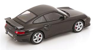 Porsche 911 (996) GT2 2001 schwarz-metallic KK-Scale 1:18 Metallmodell (Türen, Motorhaube... nicht zu öffnen!)