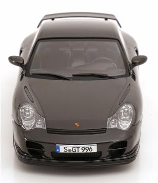 Porsche 911 (996) GT2 2001 schwarz-metallic KK-Scale 1:18 Metallmodell (Türen, Motorhaube... nicht zu öffnen!)