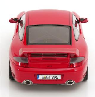 Porsche 911 (996) GT2 2001 rot KK-Scale 1:18 Metallmodell (Türen, Motorhaube... nicht zu öffnen!)