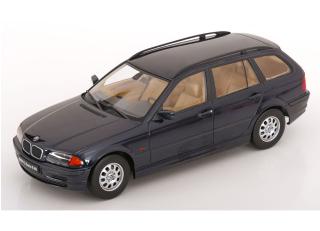 BMW 3er E46 Touring 1999 dunkelblau-metallic KK-Scale 1:18 Metallmodell (Türen, Motorhaube... nicht zu öffnen!)