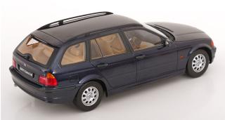 BMW 3er E46 Touring 1999 dunkelblau-metallic KK-Scale 1:18 Metallmodell (Türen, Motorhaube... nicht zu öffnen!)