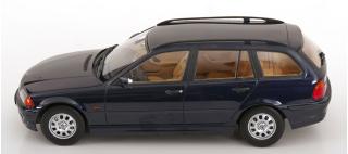 BMW 3er E46 Touring 1999 dunkelblau-metallic KK-Scale 1:18 Metallmodell (Türen, Motorhaube... nicht zu öffnen!)