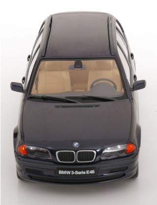 BMW 3er E46 Touring 1999 dunkelblau-metallic KK-Scale 1:18 Metallmodell (Türen, Motorhaube... nicht zu öffnen!)
