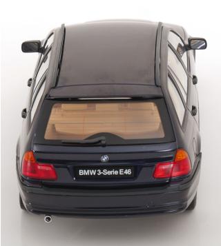 BMW 3er E46 Touring 1999 dunkelblau-metallic KK-Scale 1:18 Metallmodell (Türen, Motorhaube... nicht zu öffnen!)