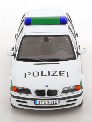 BMW 3er E46 Touring 1999 Polizei KK-Scale 1:18 Metallmodell (Türen, Motorhaube... nicht zu öffnen!)