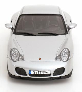 Porsche 911 (996) Turbo 2000 silber KK-Scale 1:18 Metallmodell (Türen, Motorhaube... nicht zu öffnen!)