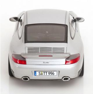Porsche 911 (996) Turbo 2000 silber KK-Scale 1:18 Metallmodell (Türen, Motorhaube... nicht zu öffnen!)