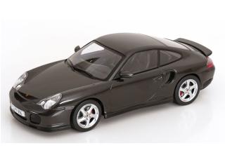 Porsche 911 (996) Turbo 2000 schwarz-metallic KK-Scale 1:18 Metallmodell (Türen, Motorhaube... nicht zu öffnen!)