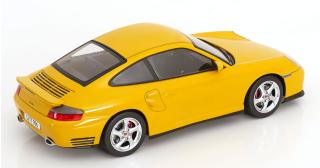 Porsche 911 (996) Turbo 2000 gelb KK-Scale 1:18 Metallmodell (Türen, Motorhaube... nicht zu öffnen!)