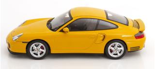 Porsche 911 (996) Turbo 2000 gelb KK-Scale 1:18 Metallmodell (Türen, Motorhaube... nicht zu öffnen!)
