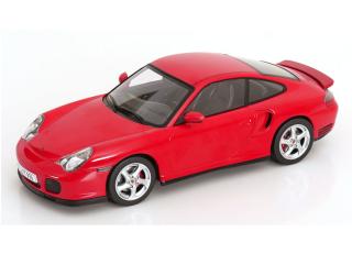 Porsche 911 (996) Turbo 2000 rot KK-Scale 1:18 Metallmodell (Türen, Motorhaube... nicht zu öffnen!)