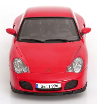 Porsche 911 (996) Turbo 2000 rot KK-Scale 1:18 Metallmodell (Türen, Motorhaube... nicht zu öffnen!)