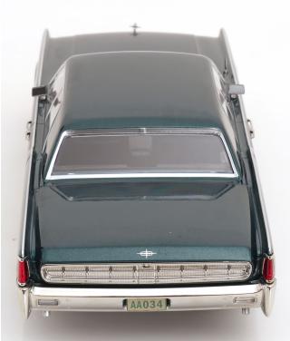 Lincoln Continental Sedan 1963 aus dem Film Matrix Reloaded dunkelgrün-metallic KK-Scale 1:18 Metallmodell (Türen, Motorhaube... nicht zu öffnen!)