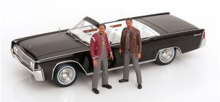Lincoln Continental Convertible 1963 schwarz Bad Boys KK-Scale 1:18 Metallmodell (Türen, Motorhaube... nicht zu öffnen!)