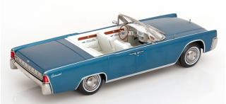 Lincoln Continental Convertible 1963 türkis-metallic KK-Scale 1:18 Metallmodell (Türen, Motorhaube... nicht zu öffnen!)