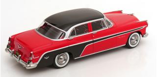DeSoto Fireflite Sedan 1955 rot/schwarz KK-Scale 1:18 Metallmodell (Türen, Motorhaube... nicht zu öffnen!)