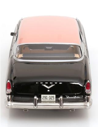 DeSoto Fireflite Sedan 1955 schwarz/pink KK-Scale 1:18 Metallmodell (Türen, Motorhaube... nicht zu öffnen!)