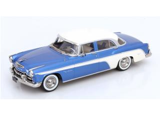 DeSoto Fireflite Sedan 1955 blaumetalloic/creme KK-Scale 1:18 Metallmodell (Türen, Motorhaube... nicht zu öffnen!)