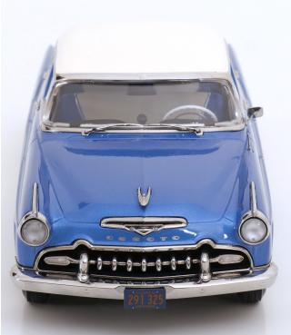 DeSoto Fireflite Sedan 1955 blaumetalloic/creme KK-Scale 1:18 Metallmodell (Türen, Motorhaube... nicht zu öffnen!)