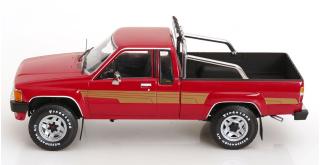 Toyota Truck Xtra Cab 4x4 (Hilux) 1985 rot KK-Scale 1:18 Metallmodell (Türen, Motorhaube... nicht zu öffnen!)
